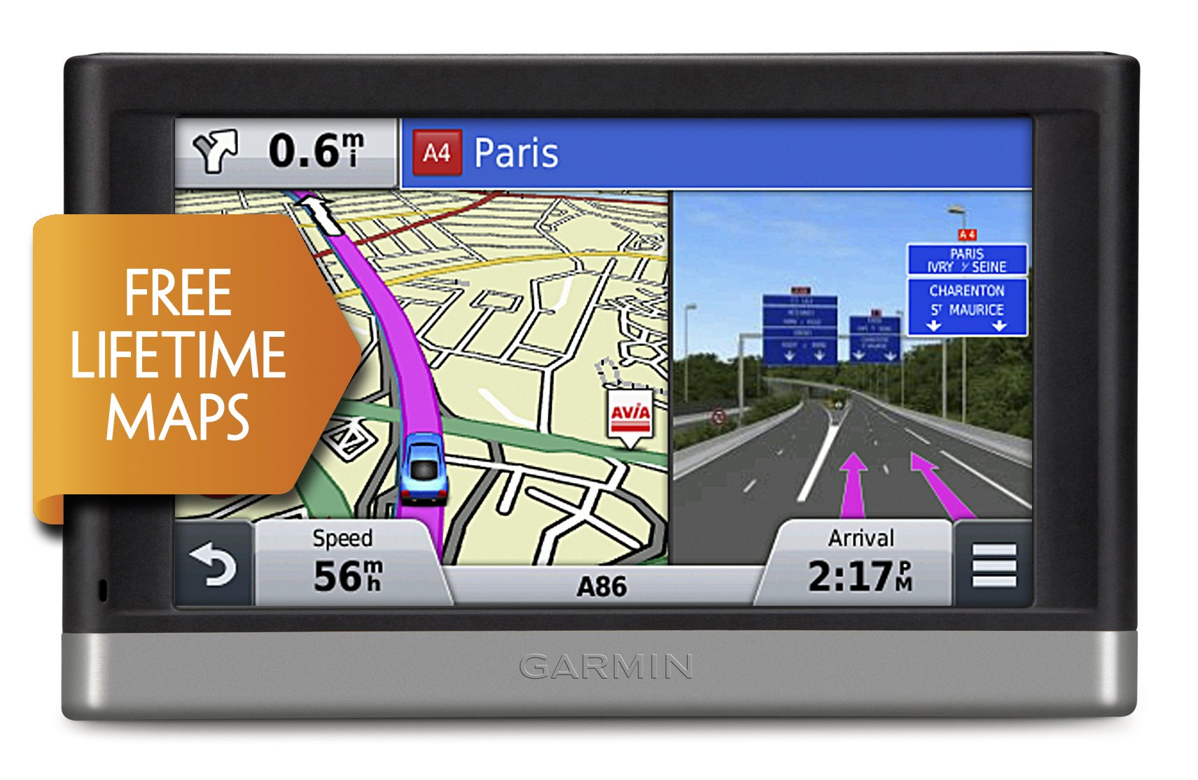 Garmin nuvi 2497LM 4.3 inch Sat Nav with Full Europe Maps, Free Lifetime Map Updates and Bluetooth — view 4