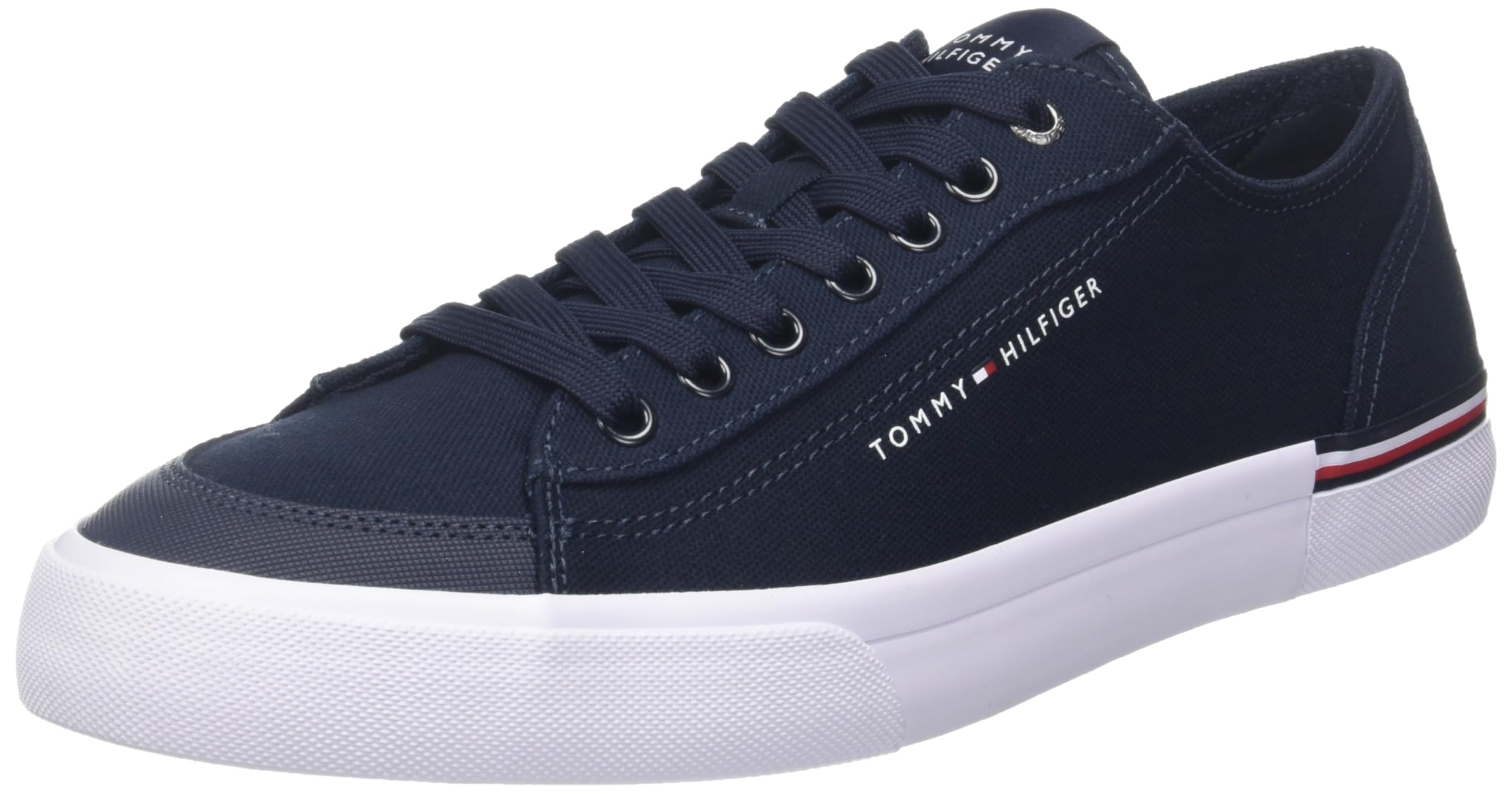Tommy Hilfiger Tommy Hilfiger Men's Corporate Vulc Canvas Fm0fm04954 Vulcanized Sneaker