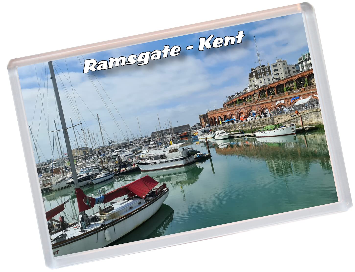Baked Bean Store Multicolor Ramsgate - Kent - 96 X 67Mm Jumbo Fridge Magnet/Magnets Bbsfhm655