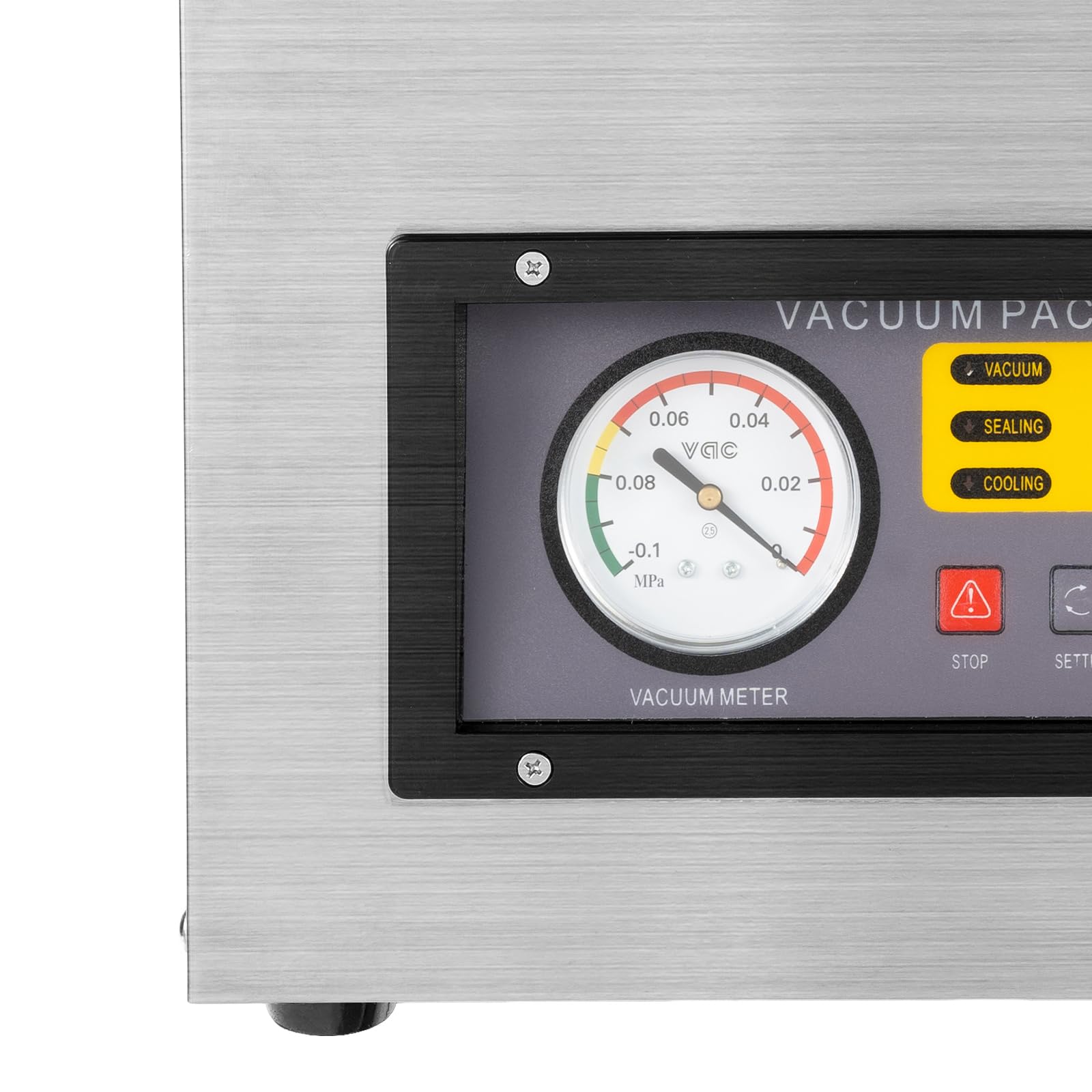 Envasadora al vacío industrial, máquina de vacío de mesa de acero inoxidable para alimentos, máquina de soldadura automática, DZ-260,120 W, 220 V, 1-4 piezas/min