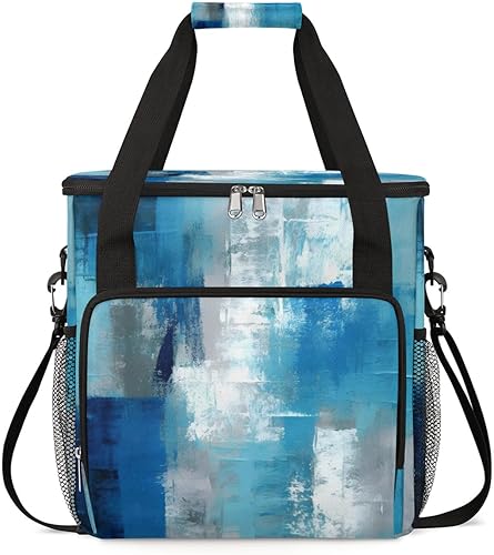 Bolsa de café moderna de graffiti gris verde azulado, bolsa de transporte de viaje, bolsa de almacenamiento compatible con Keurig K-Mini o K-Mini disponible en Yaxa El Salvador