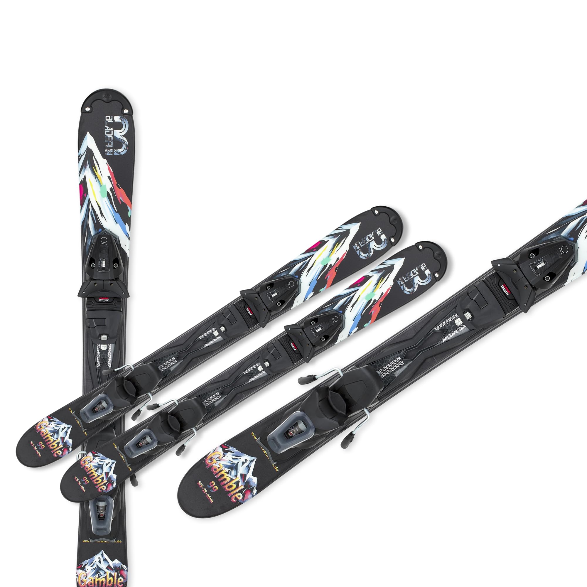 Snowblades Gamble Long 99cm+Tyrolia Sicherheitsbindung