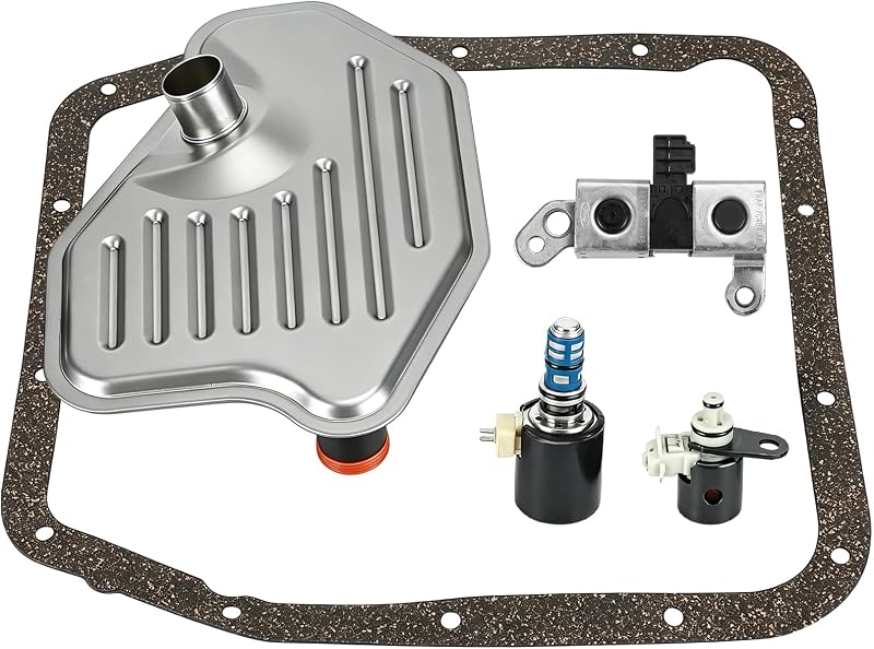 Kit de solenoides da transmissão 4R70W 4R75E TEWOLISES para Ford F150, Expedition e E250 2005–2008 – 14 parafusos