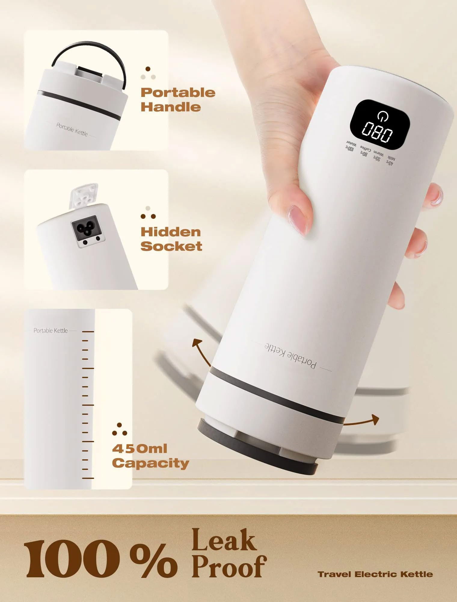Oshotto Car Kettle - Portable Electric Water Heater -6