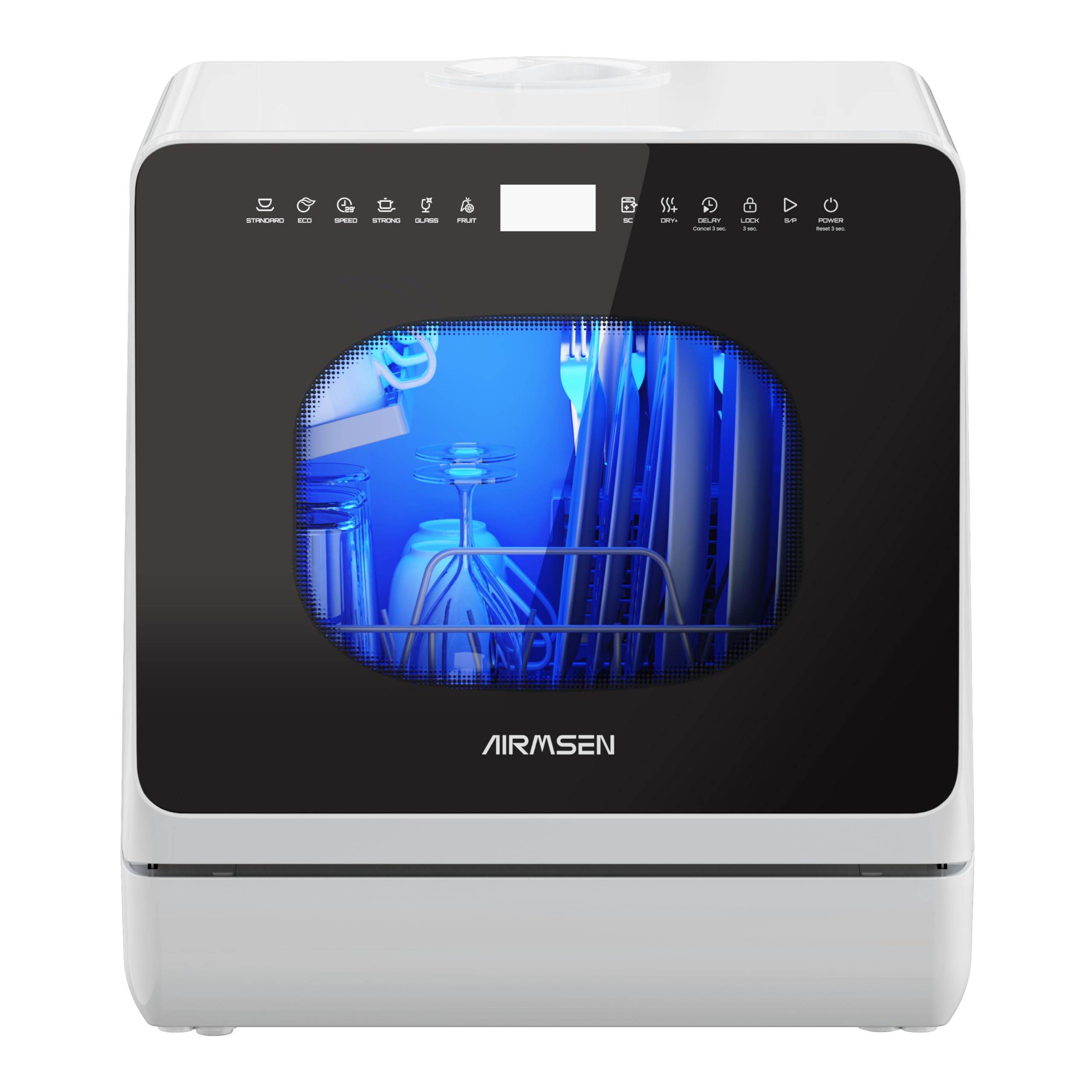 AIRMSEN Tischgeschirrspüler mit 7+3 Funktion