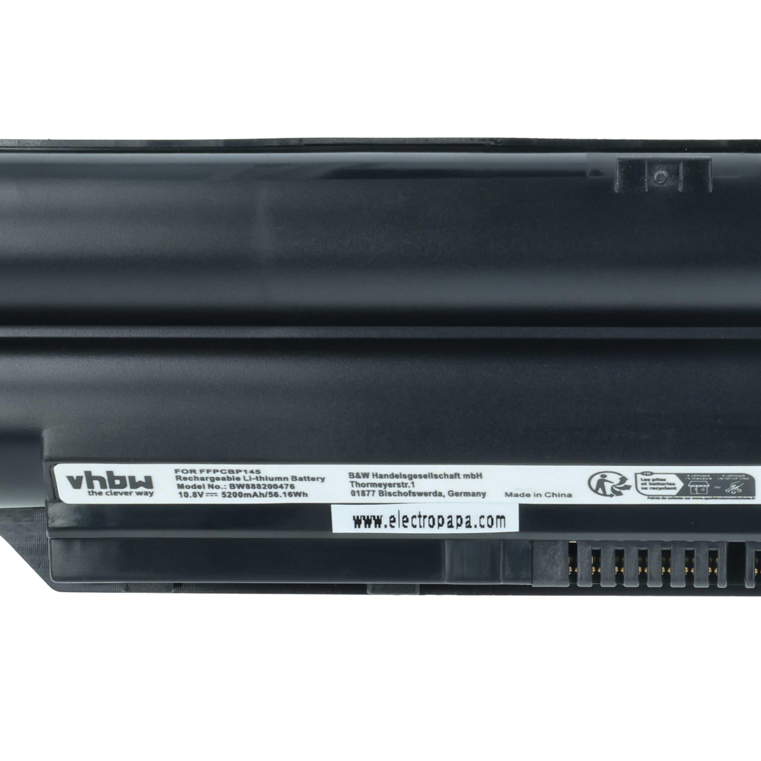 vhbw Battery compatible with Fujitsu Siemens LifeBook PH50/E, PH521