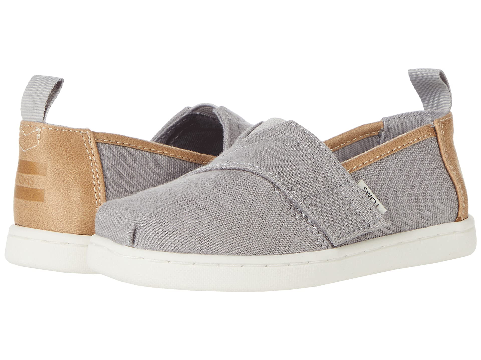 TOMS Tiny Alpargata, Espadrillas Unisex - Bambini e ragazzi, Grey Brown, 26 EU