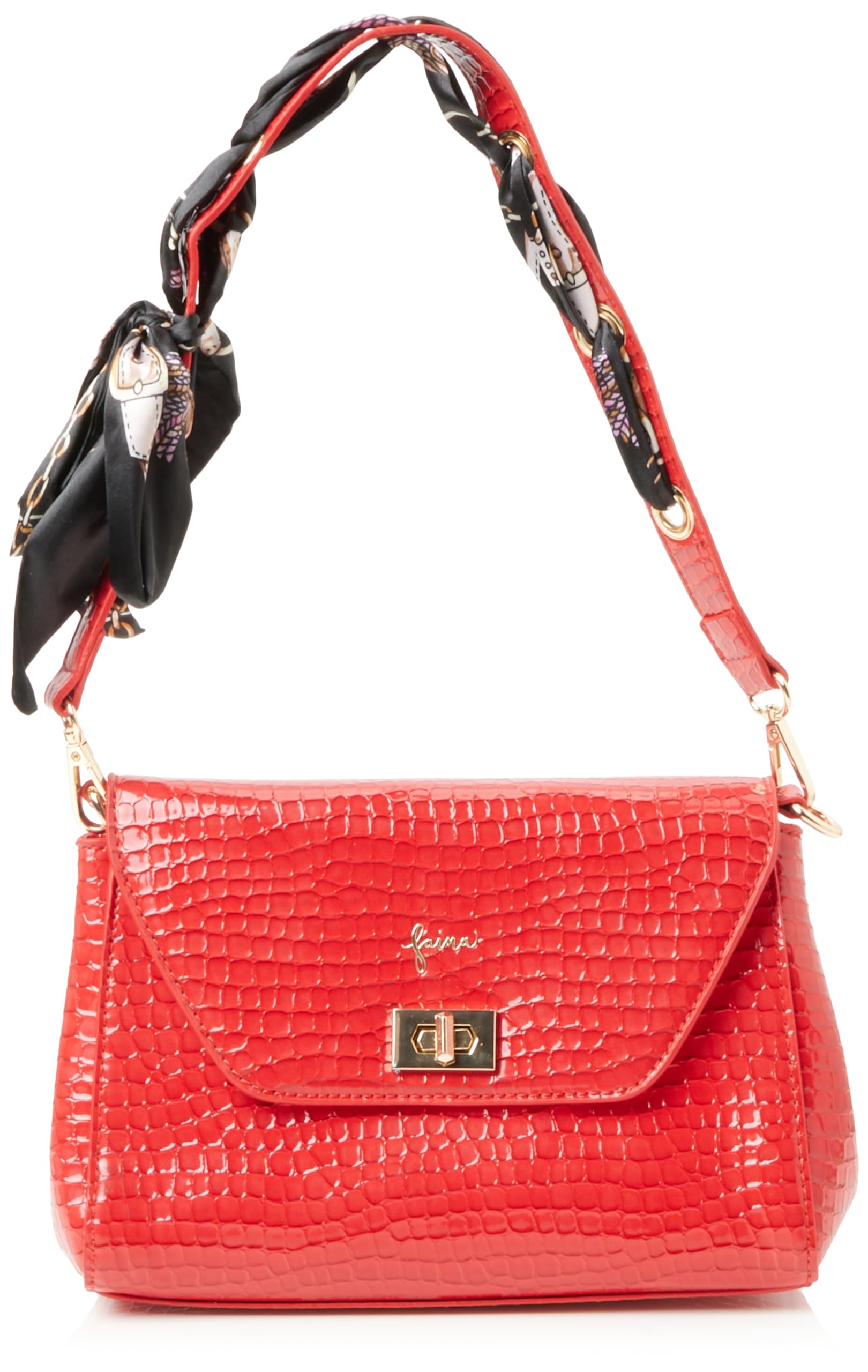 FENIA Women's Shoulder Bag, red, One Size