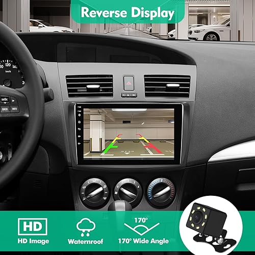 Miniatura 4 de Estéreo de coche Android 10 con pantalla táctil IPS de 9 pulgadas para Mazda 3 2010-2013 con CarPlay inalámbrico y Android Auto 2+32GB Radio de