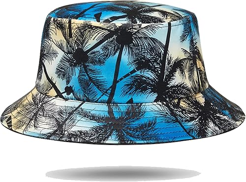 Sombreros de playa de verano para mujeres y hombres, para verano, al aire libre, Boonie, caza, pesca, safari, cubo, sombrero de sol con ajustable
