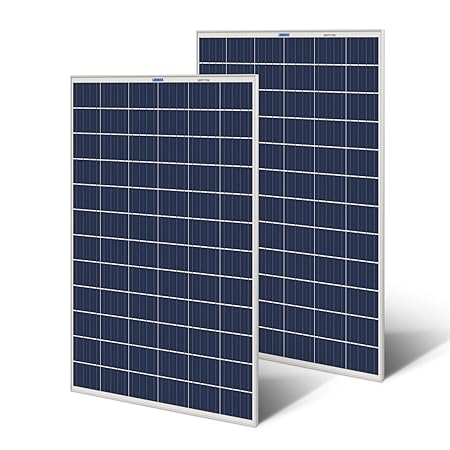 Luminous BIS Certified Polycrystalline 80 Watt Solar Panel For Home With PID Resistance Technology and Severe Weather Resilience (12 Volt)Pack of 2