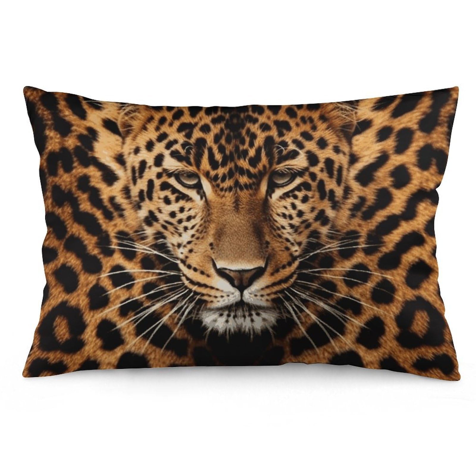NTVOWPZO 2 Pack Decoration Throw Pillow Covers 20"x30" Pillowcases Covers Depict A Leopard Pillowcases Modern Farmhouse Home Decor Sofa Cushions Covers for Couch Bed Living Room