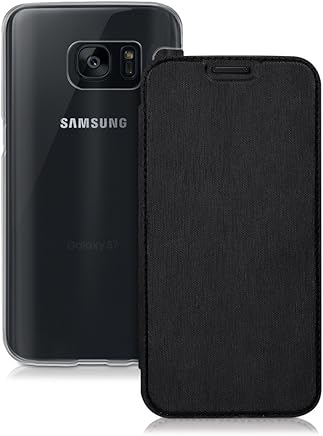 kwmobile Samsung Galaxy S7 H?lle - Handyh?lle f?r Samsung Galaxy S7 - Handy Case Schutzh?lle Klapph?lle - Fundas para tel?fonos m?viles (Libro, Samsung, Galaxy S7, 12,9 cm (5.1