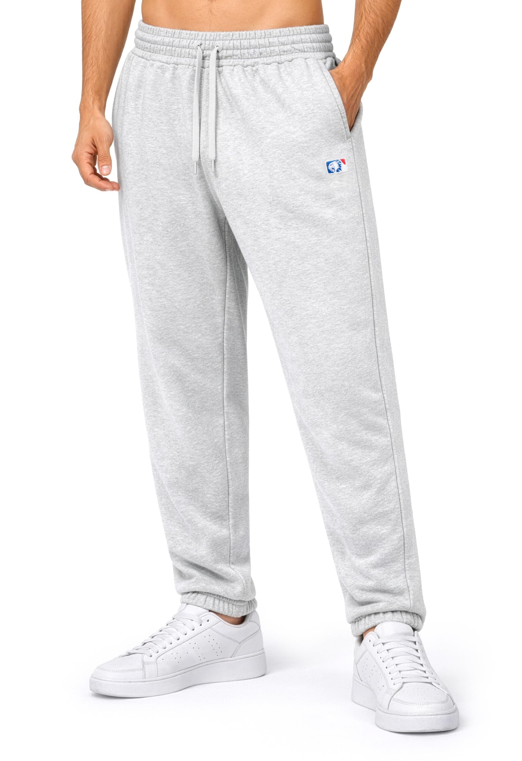 SMILODOX Jogginghose Herren Striver, Regular Fit Trainingshose mit elastischem Bund, Kordelzug, Jogger mit Seitentaschen und Bündchen, sportliches Design Freizeit Sport, Casual Fit