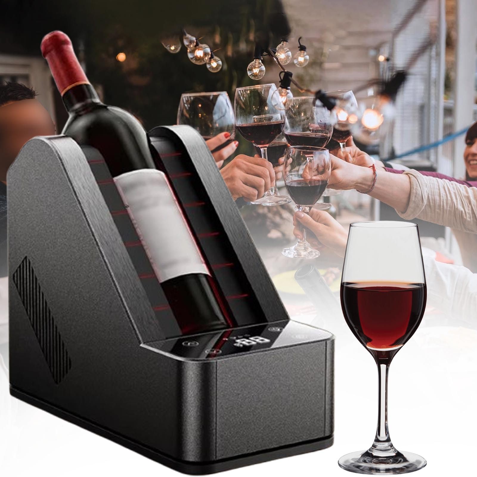 Amazon.com: Portable Wine Chiller Electric-24h Iceless Cooling