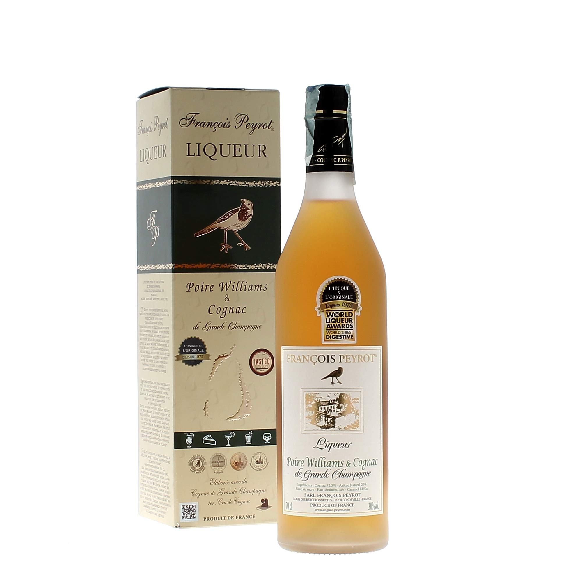 François Peyrot Cognac alle Pere Williams - 700 ml