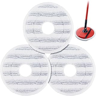 3PCS Mop Refill For Vileda Spin and Clean Mop - Spin Mop Head Replacement - Washable and Reusable Microfiber Mop Head Replacement for Cleaning Floors