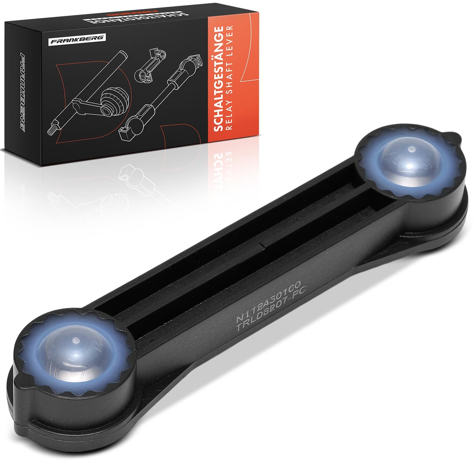 Frankberg Tige de sélection, tige de changement de vitesse 1J0711596E | Compatible avec: Golf IV Variant 1J5, B.o.r.a 1J2, A3 8L1, O.c.t.a.v.i.a I 1U2, O.c.t.a.v.i.a I Fourgonnette/Combi 1U5