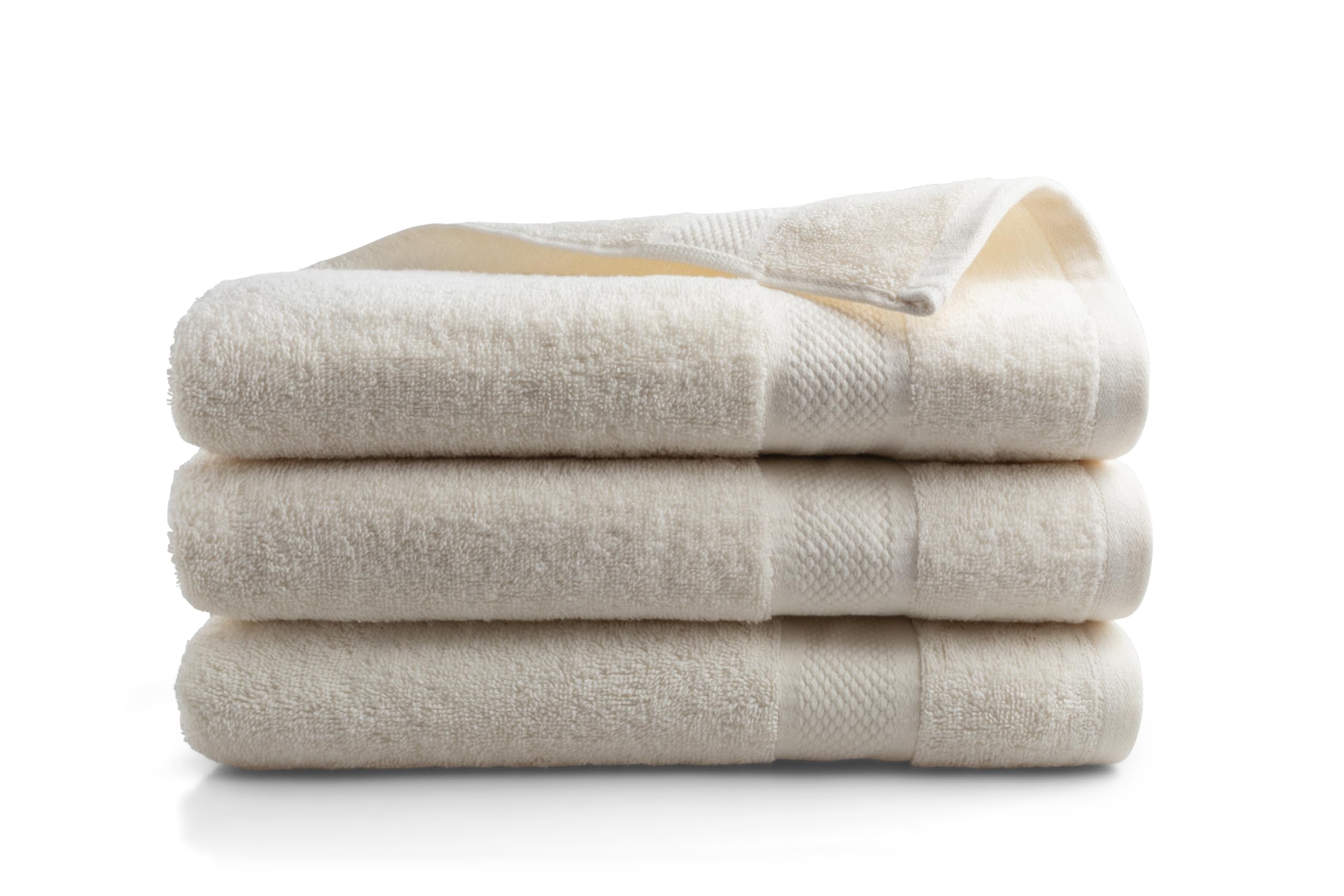 DoubleDry Premium Handtücher Set - Baumwolle - 500 g/m² - Weich & Saugstark - Badetuch badehandtücher Große Handtuch