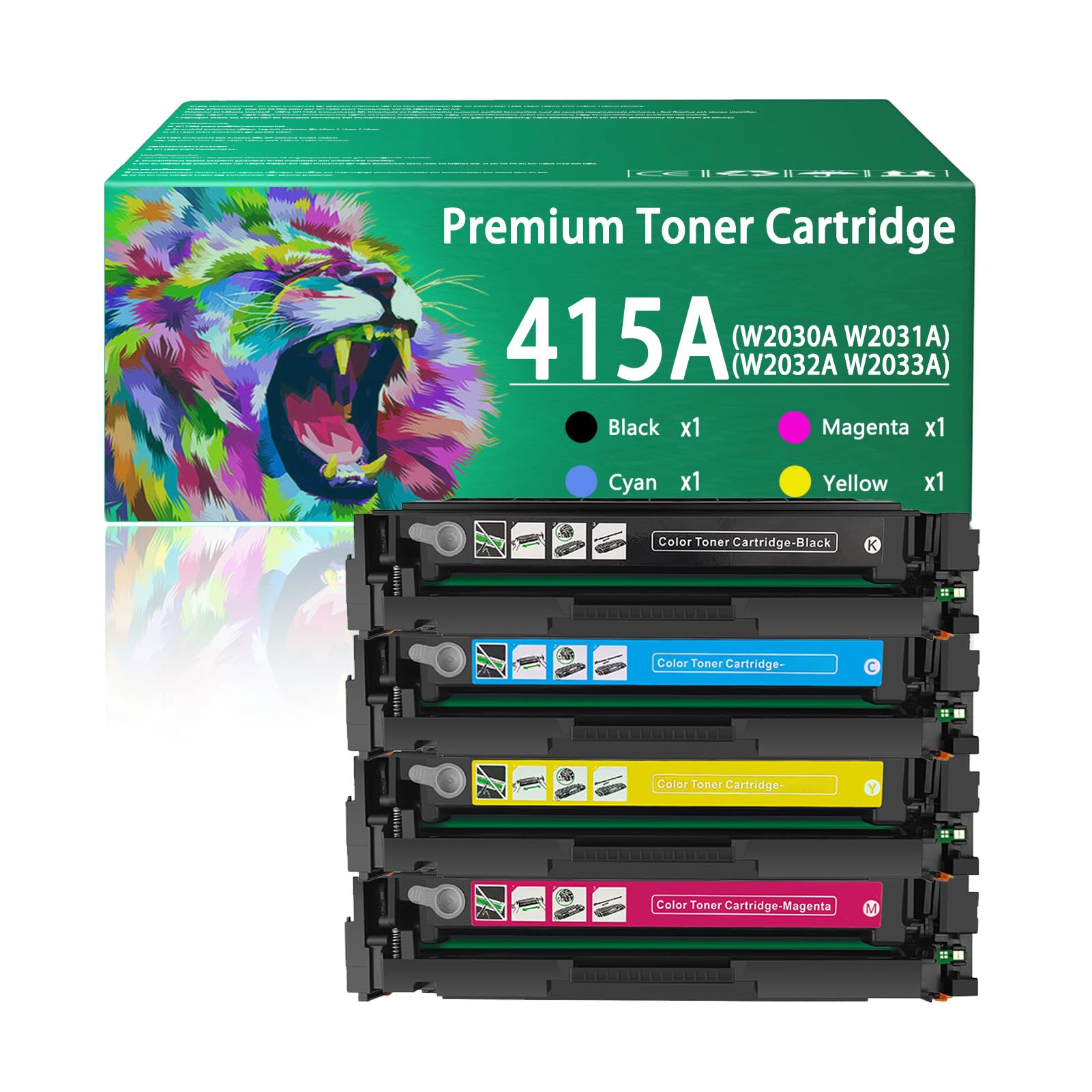 Cartuccia Toner Originale HP 415A - 2400 Pagine, Per Stampanti LaserJet M453, M455, MFP M479, M480