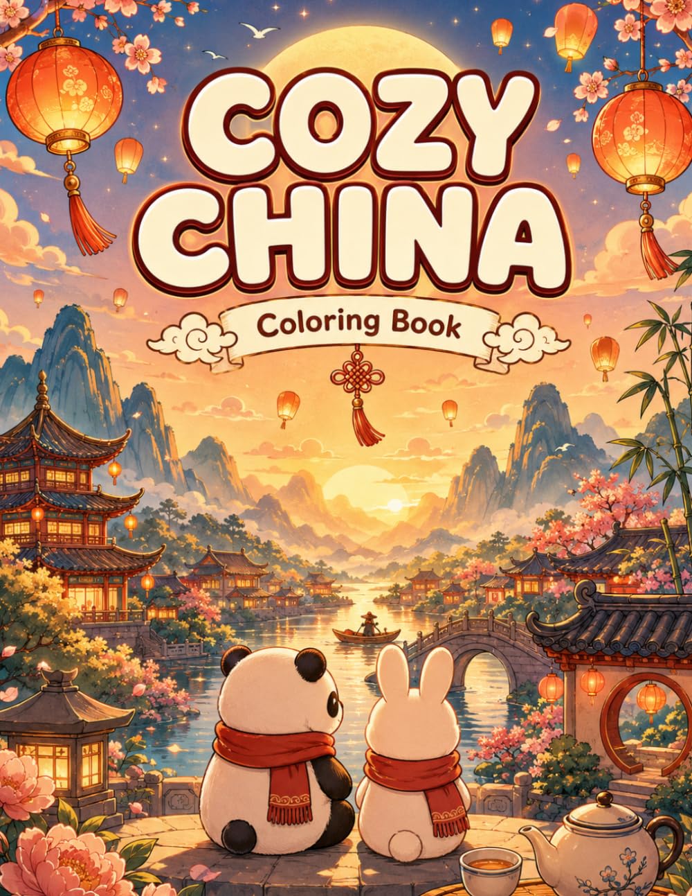 COZY CHINA: Coloring Book