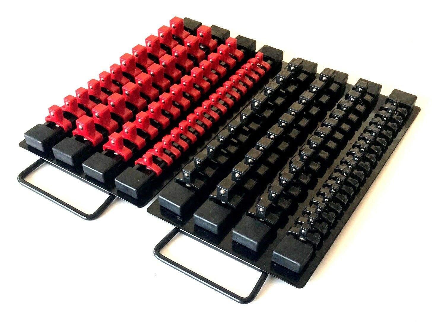 97pc SOCKET STORAGE TRAY RAIL RACK HOLDER SET 1/4