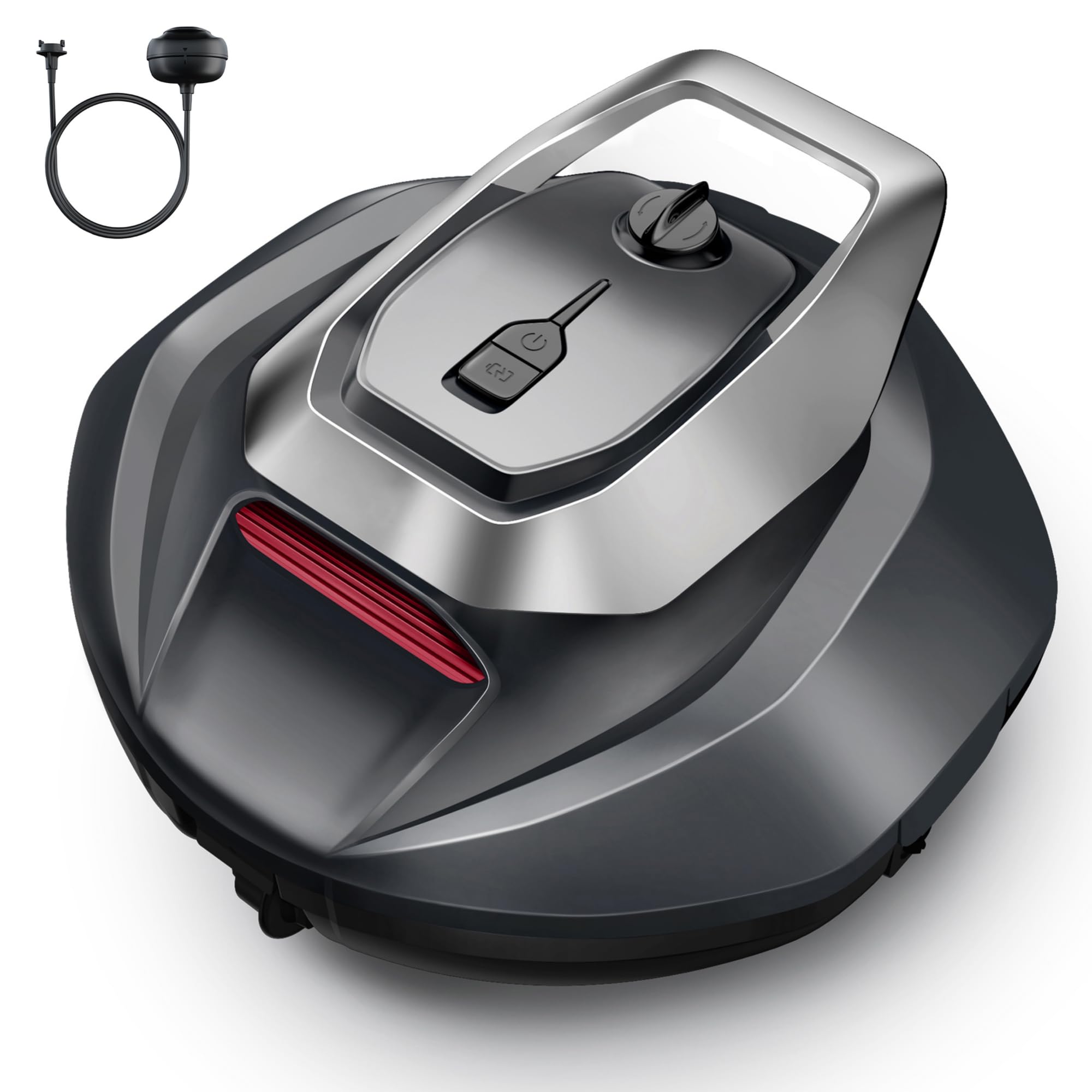 Robot Piscine Pooleco 10, Aspirateur Piscine sans Fil 90min et 2,5 litres, Auto-Parking, Entretien Facile, pour Toutes Les Formes et Surfaces de Piscines Hors Sol et Enterrées Jusqu’à 80㎡