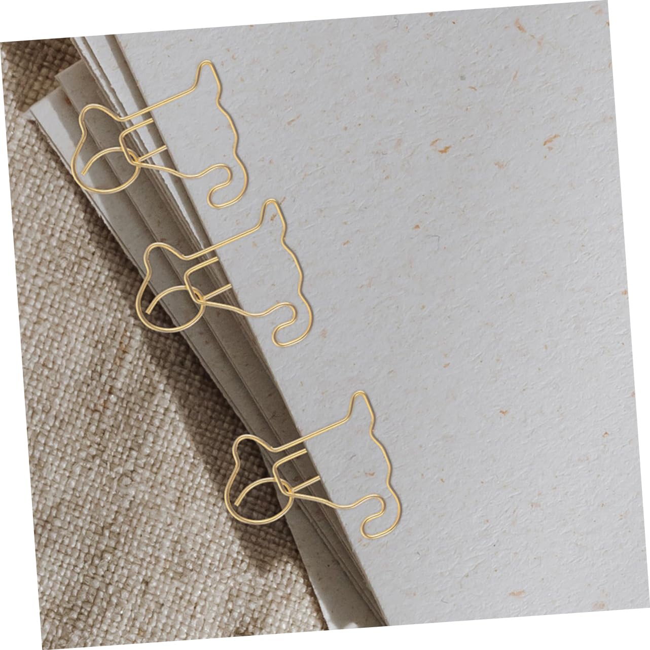 PRETYZOOM 5 Set Di Fermagli Per Carta in Metallo Set Di Fermagli Divertenti Set Di Piccoli Fermagli Per Ufficio Fermagli Creativi A Forma Di 100 Pezzi * 5