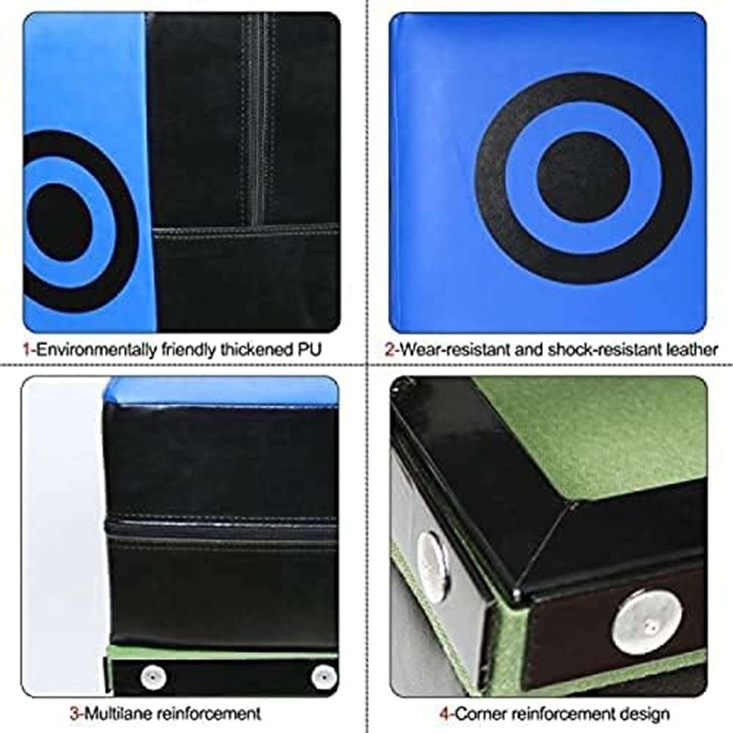 Punch Wall F0cus Target Pad,Allenamento Di Boxe Obiettivo Del Muro, Wall Mount Sacco Pesante Da Boxe Con Montante Con Punti Di Marcatura, Bersaglio Da Allenamento Per Pugni Sportivo B,60x35x30cm