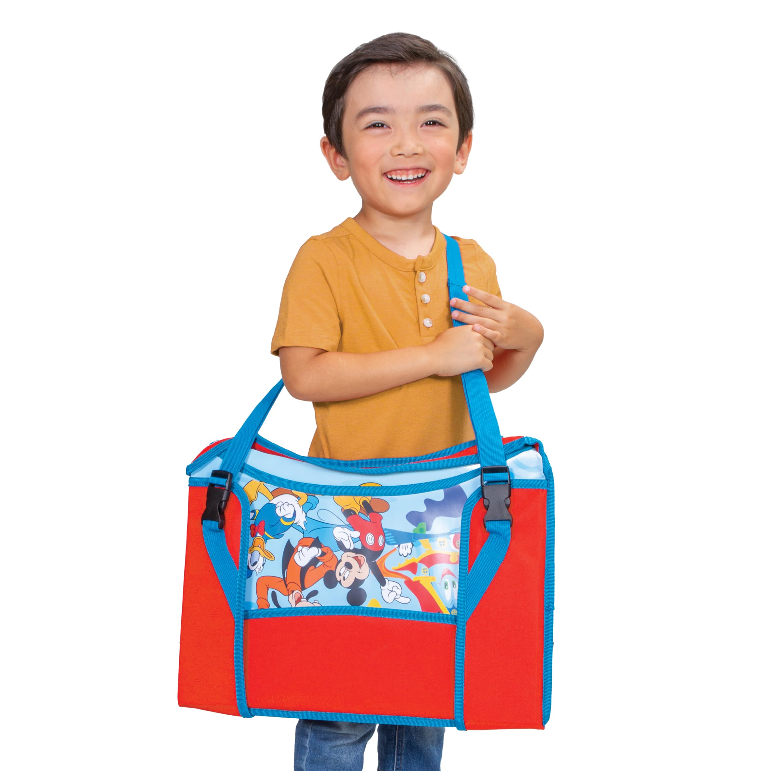 Mickey Mouse Kids Travel Tray for Car, Toddler Car Seat Tray for Travel, Car Trays for Kids Roadtrip Essentials & Activities