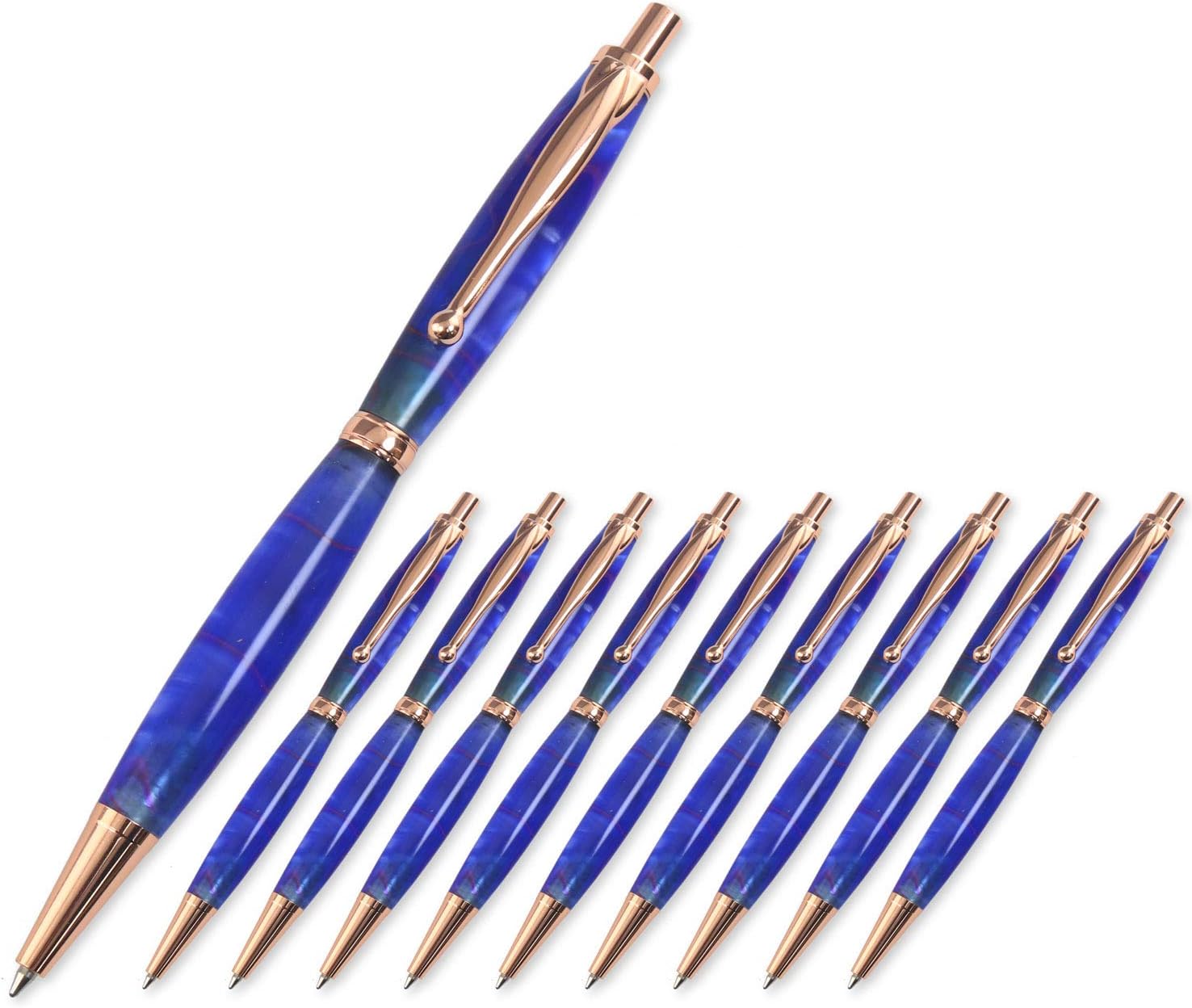 Fancy Click Pen Kit - Copper, 10 Pack