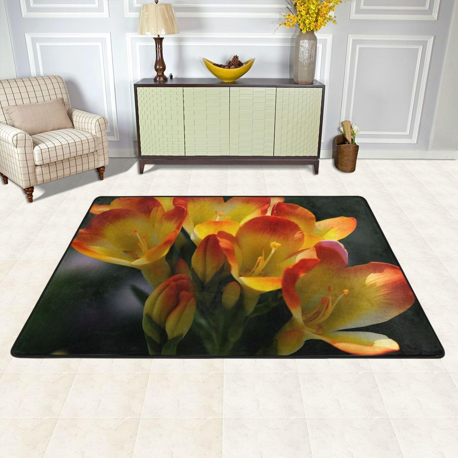 Tapis de sol absorbant et antidérapant lavable pour chambre
