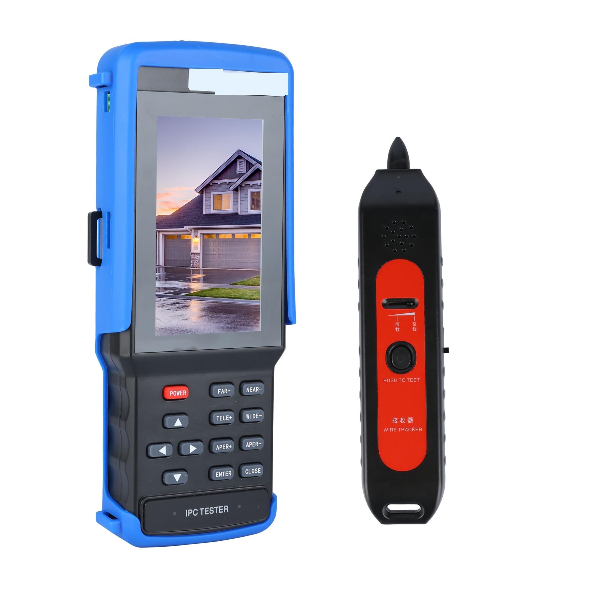 Tester Portatile per Fotocamere, IPC9310 Plus 4k Tester for Telecamere di Sicurezza IP 1080P 8MP AHD TVI CVI CVBS SDI all in 1 CCTV Tester Monitor Utp Poe Ottico Test di Videosorveglianza