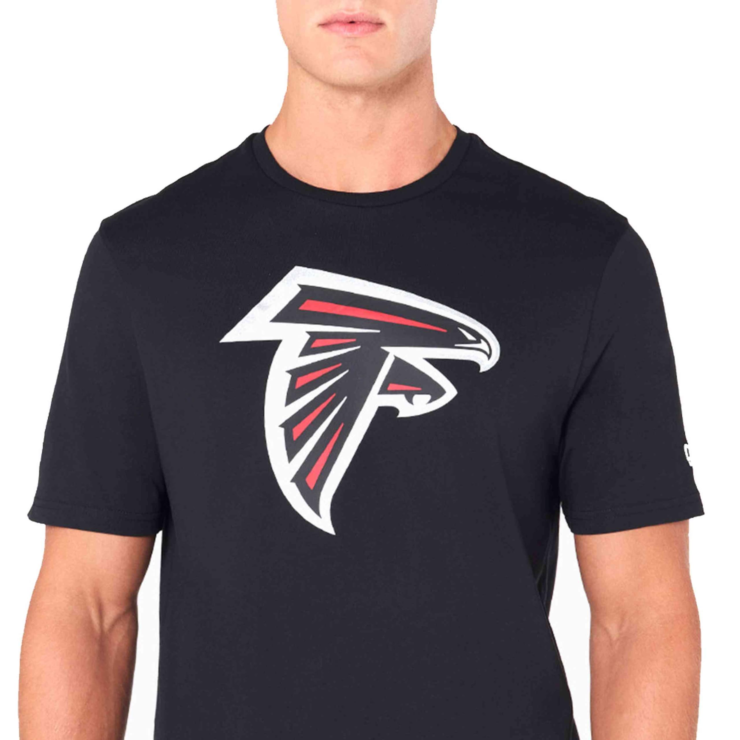 New Era Atlanta Falcons NFL Team Logo Black T-Shirt — image 1
