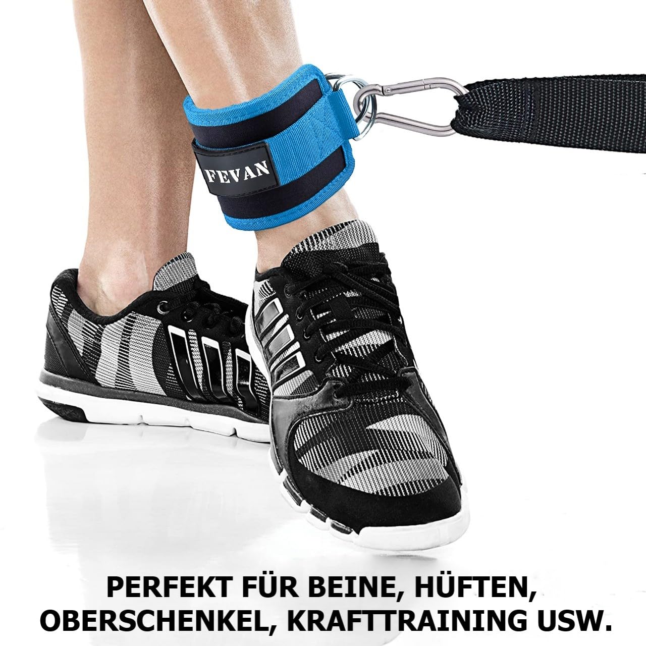 EULANT Fußmanschetten 2 Stück - Verstellbare Knöchelriemen Für Fitness Training