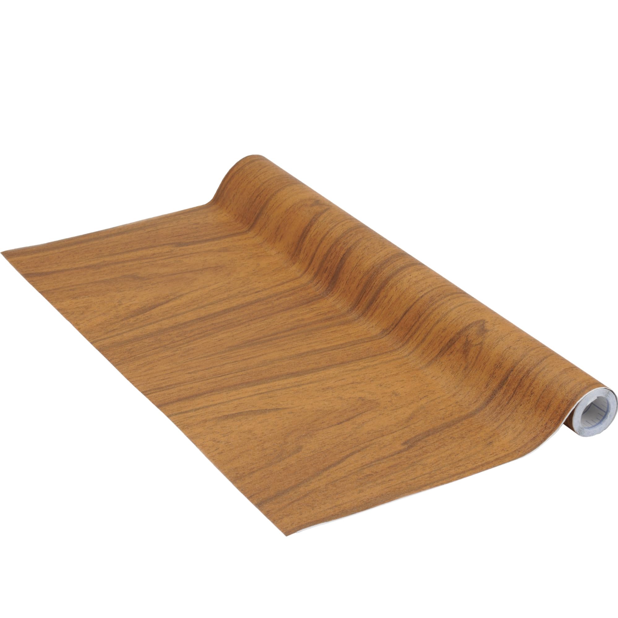 Venilia Wood Effect Adhesive Film, Walnut, Decorative Self-Adhesive Film, Wood Grain Furniture Pattern, 67.5 cm x 3 m, 95 µm (Thickness: 0.095 mm), 53165