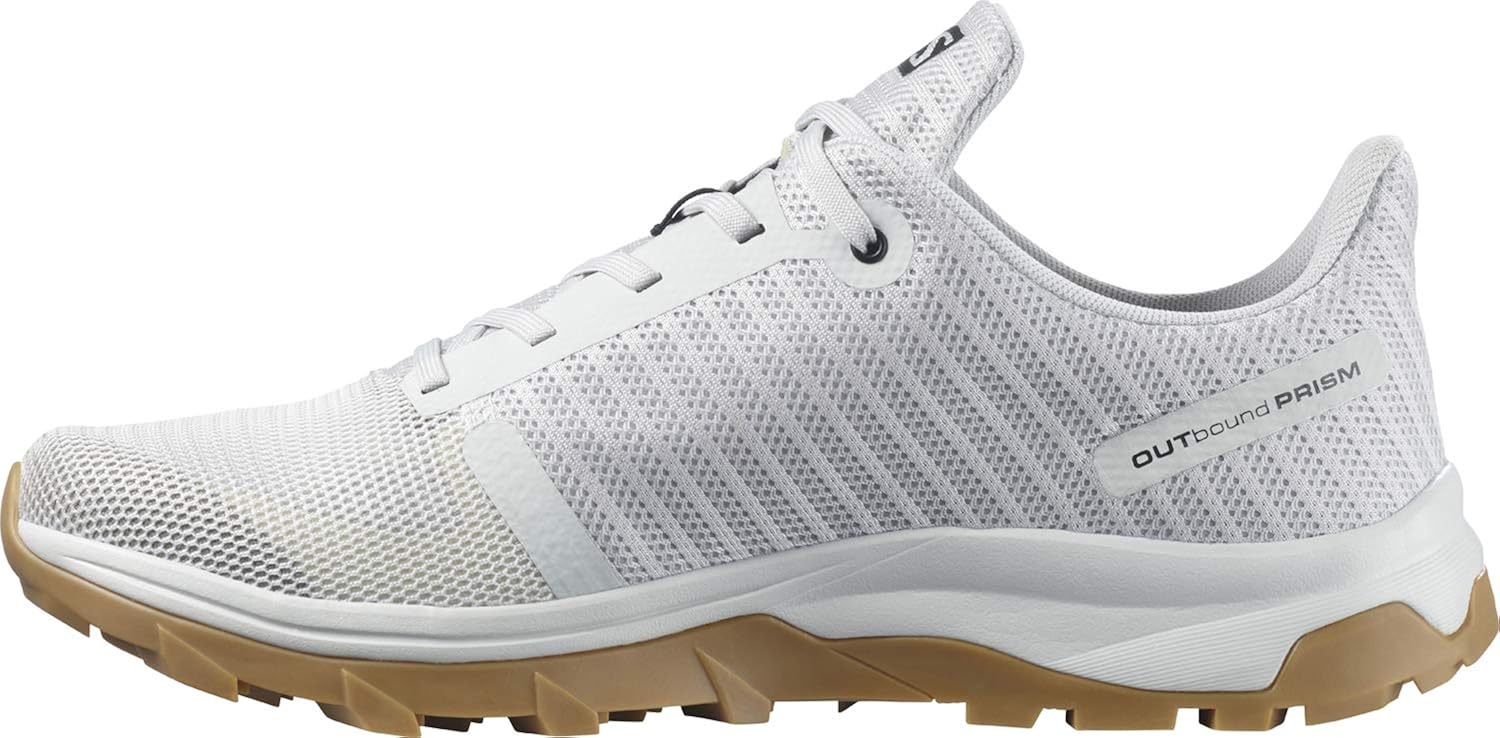 Salomon Men's Outbound Prism Hiking Shoes 7 Lunar Rock/Lunar Rock/Gum1a