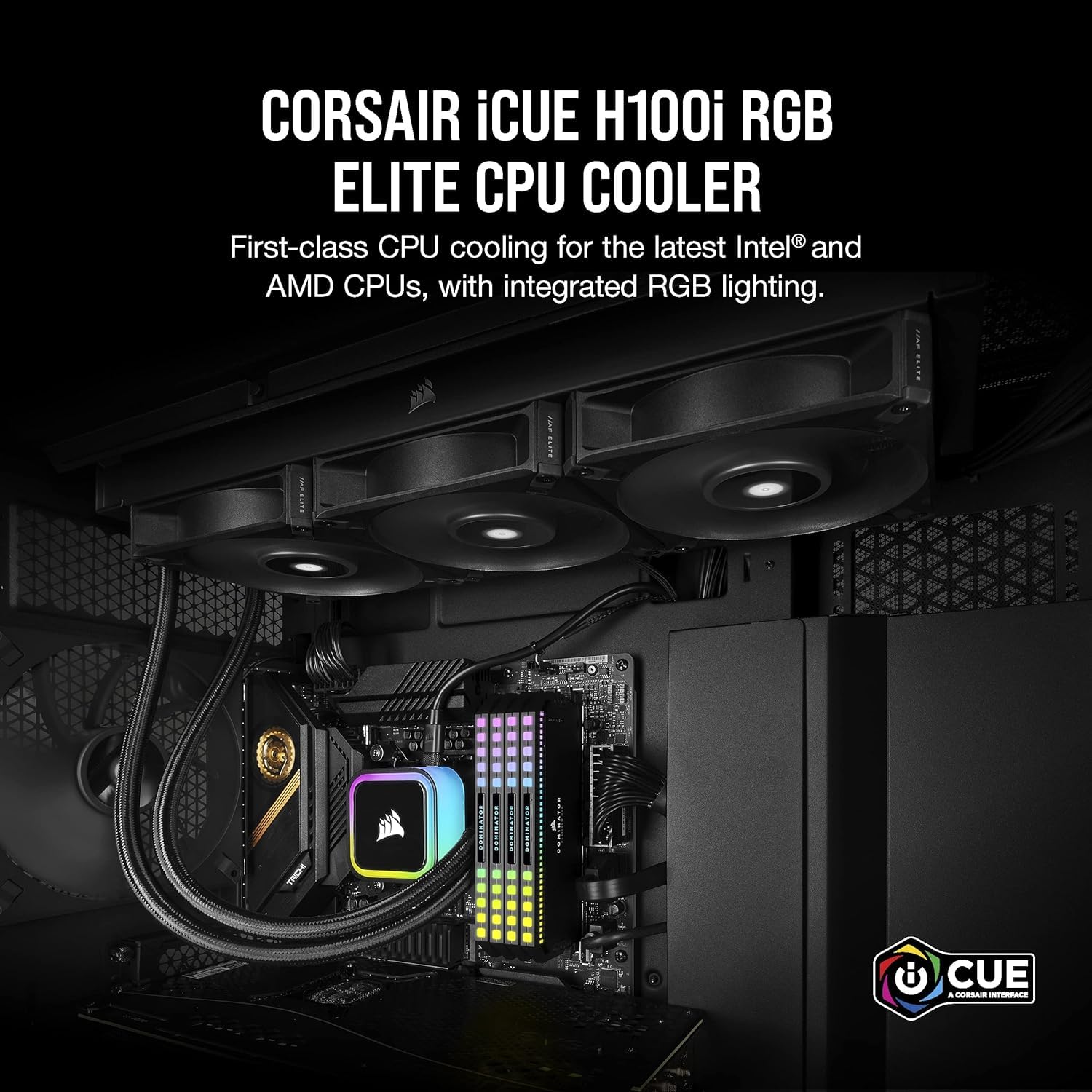 Amazon.com: Corsair iCUE H100i RGB Elite, CW-9060058-WW, Liquid