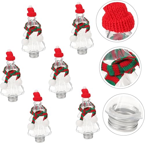 Miniatura 2 de FELTECHELECTR Juego de 6 botellas de té con leche, botellas de café, botellas de café con leche, botellas antifugas, contenedor de bebida, botella