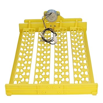 Automatic Egg Turning Tray, Safe Convenient Even Heating Eggs Incubator Tray Low Noise Lightweight for Bird Quail Eggs(#2)