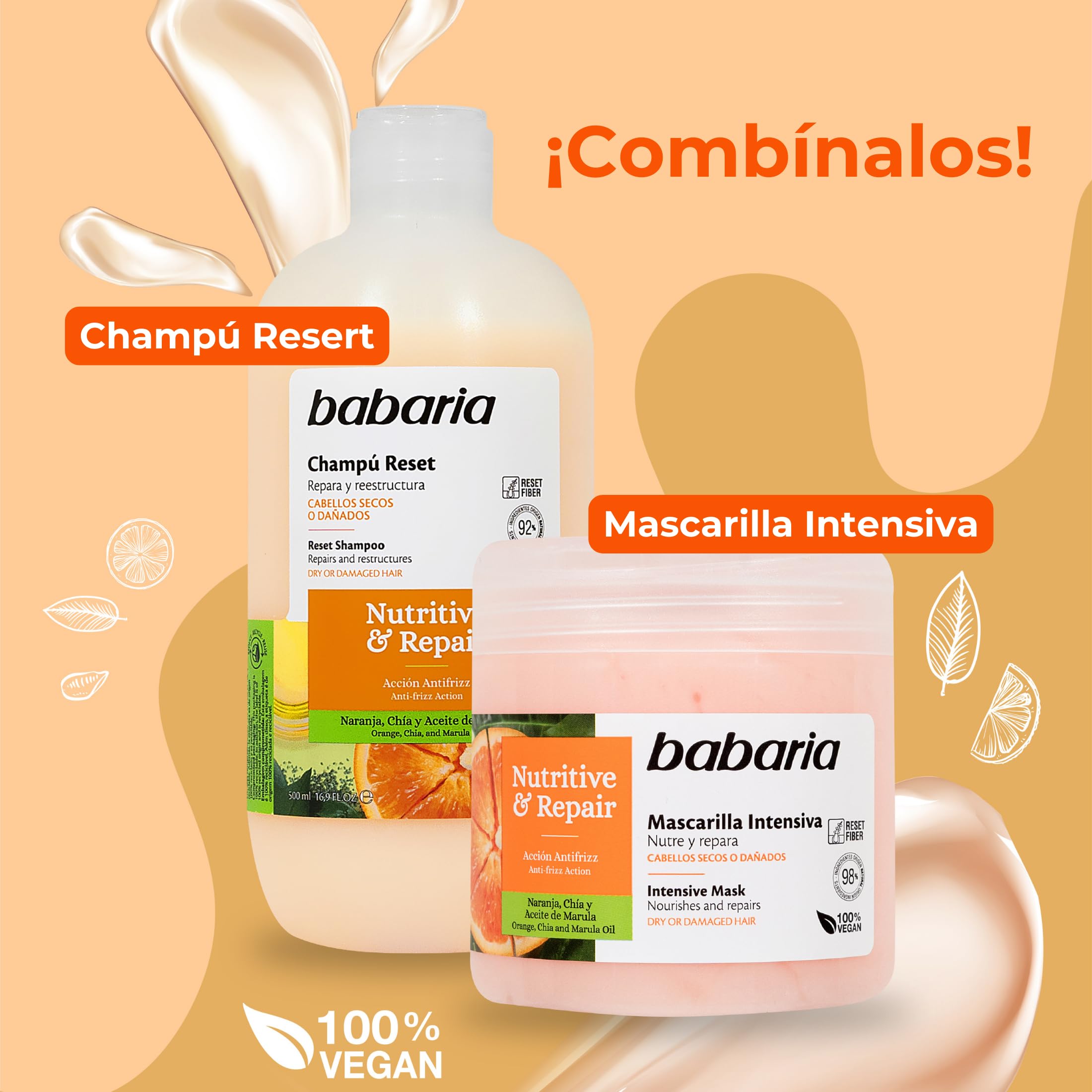 Babaria Mascarilla Intensiva para Pelo, 400ml