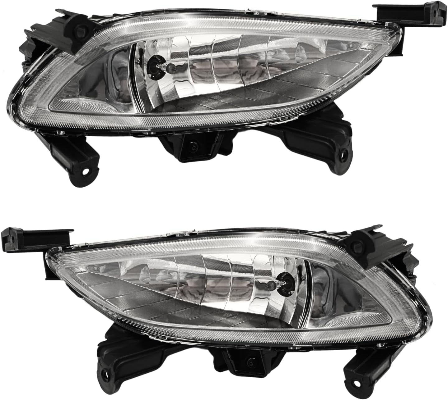 Fog Lights Assembly Replacement For Hyundai Sonata 2011 2012 2013 Fog Lamps Driver Side and Right Passenger(Pair)