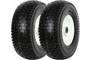 WEIZE 13 x 5.00-6 Tire and Rim: Durable and Long-Lasting for Lawn Mowers