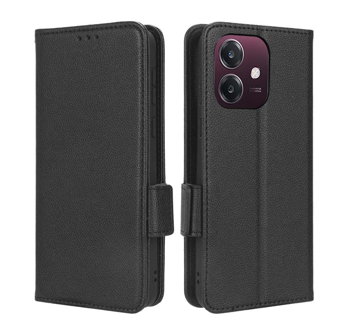 GOKEN Custodia Oppo A40 4G/A40m/A60 5G - Interno morbido silicone flessibile, guscio rigido policarbonato resistente, supporto pieghevole, angoli rinforzati
