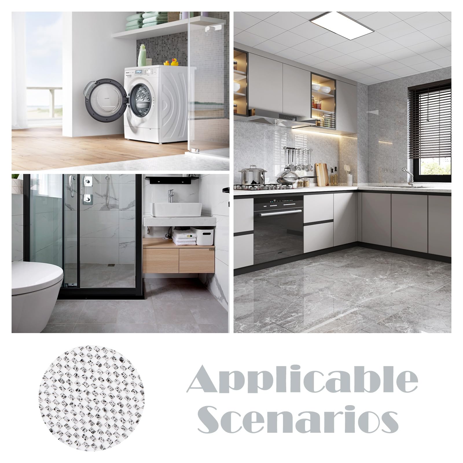 Fecialy Tappeto Doccia Antiscivolo, 60x80cm, Tappeto da Bagno Antiscivolo con Scarico, Tappeto da Bagno in Morbido PVC Luffa, ad Asciugatura Rapida per Bagno e Ambienti Umidi
