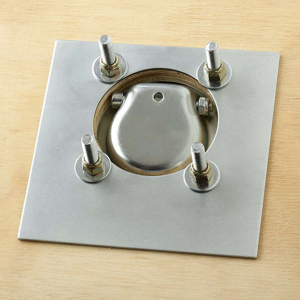 recessed pan d ring trailer tie downs