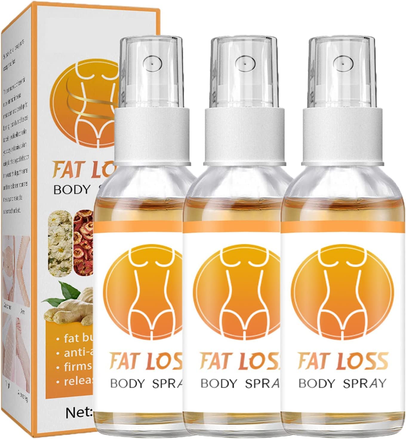 Attractive Body Shaper Weight Loss Slimming Spray Anti Cellulite Fat Burning, Instant Fat Remove Firming Cellulite Melting Spray