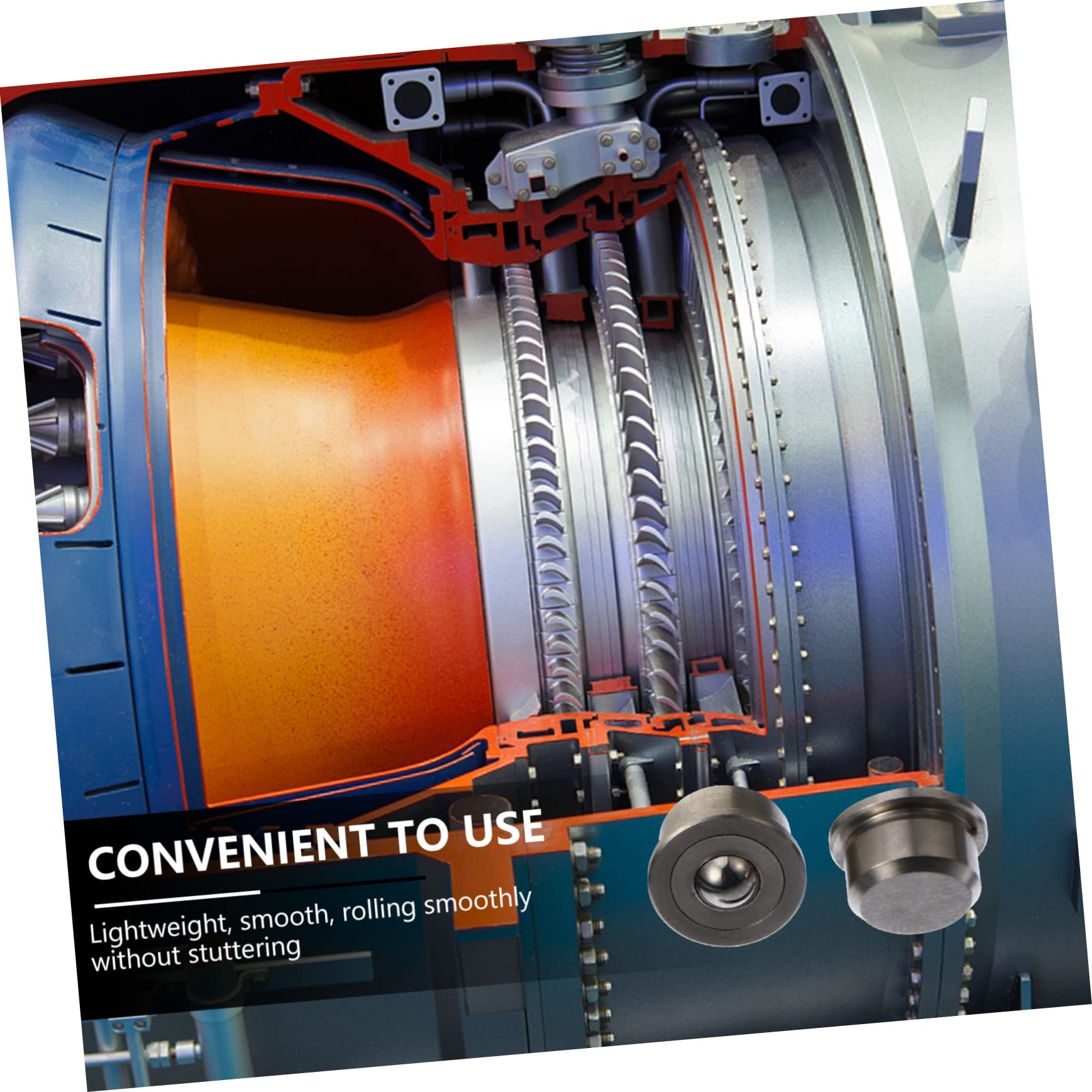 3 Sets Universal Steel Ball Roller Ball Transfer Units 360 Degree Wheels Caster Steel Ball Replacement Casters Screw Mounted Roller Ball Replacement Caster Wheels Universal Wheel