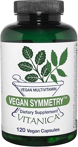 Miniatura 8 de Vitanica Vegan Symmetry, multivitamínico vegano sin OMG para mujeres, sin hierro, sin gluten, 120 cápsulas