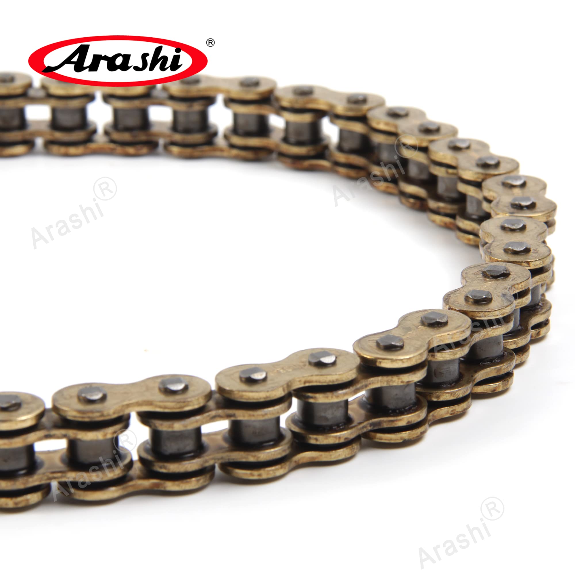 Arashi Cadena de Transmisión O-Ring 520 con 116 Eslabones y Eslabón Maestro de Conexión para​ XL250 1972-1977, XL250S 1978-1981, XL250R 1982-1987, XR250L 1991-1995, SL350 1969-1973